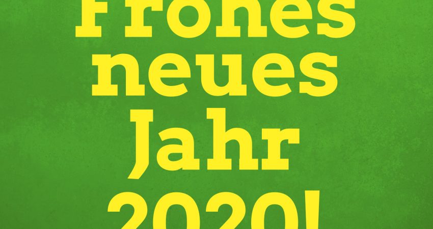 Frohes neues Jahr 2020 in Pirna, Sachsen! Auch der Stadtverband von BÜNDNIS 90/DIE GRÜNEN startet mit neuer Kraft!