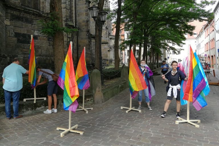 Das war der Rainbow „Flashmob“ in Pirna