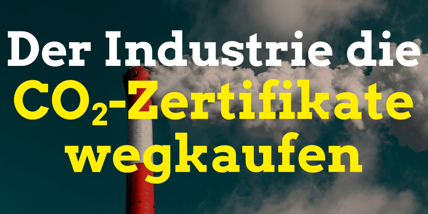 Compensators: Verein legt CO2-Zertifikate lahm - BÜNDNIS 90 / DIE